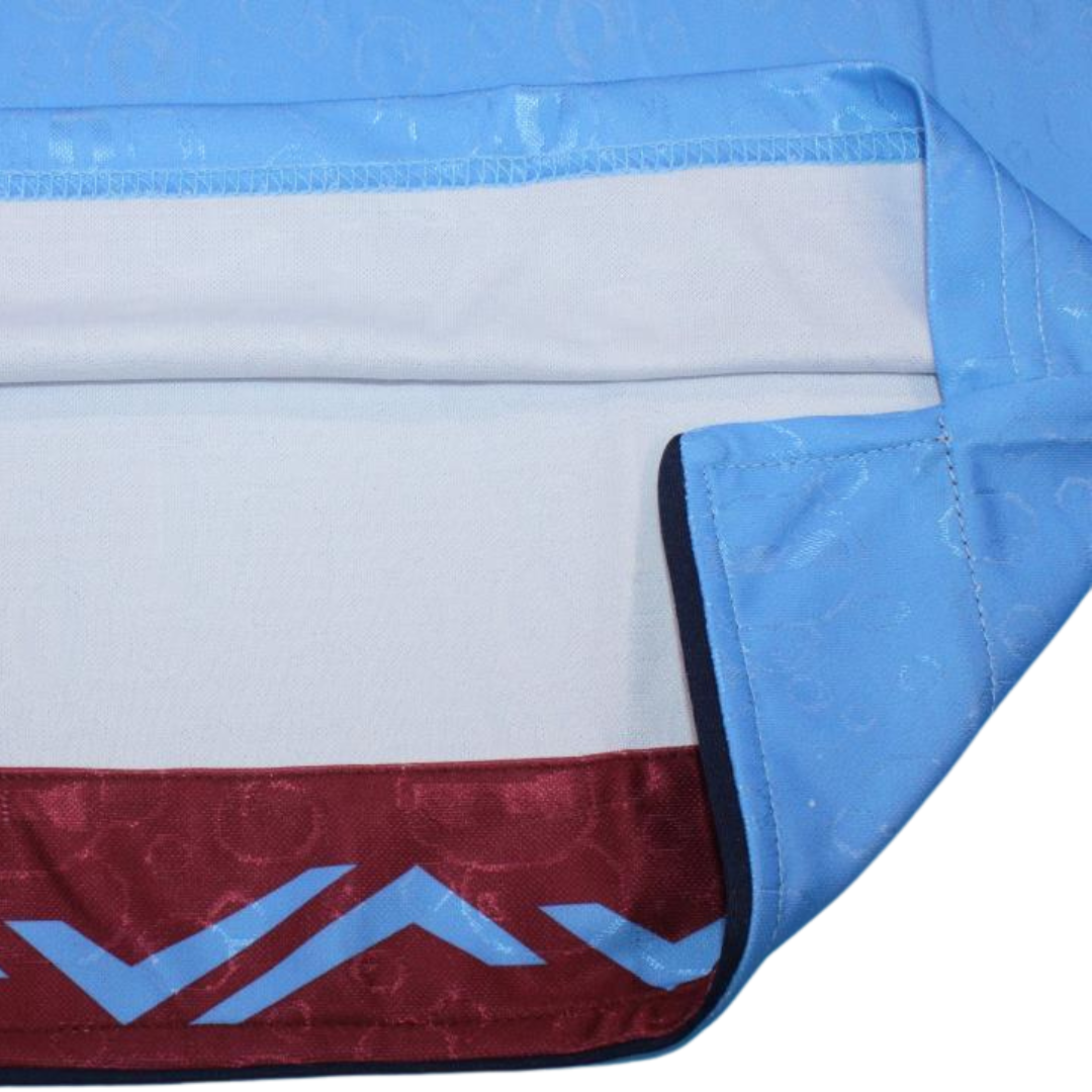Camisa West Ham United Manga Longa Away 95/97 - Versão Retrô