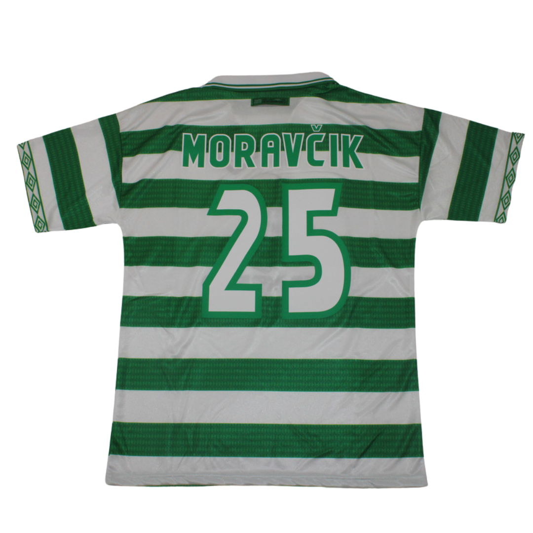 Camisa Celtic Home 98/99 - Versão Retrô "Moravcik" Nº 25
