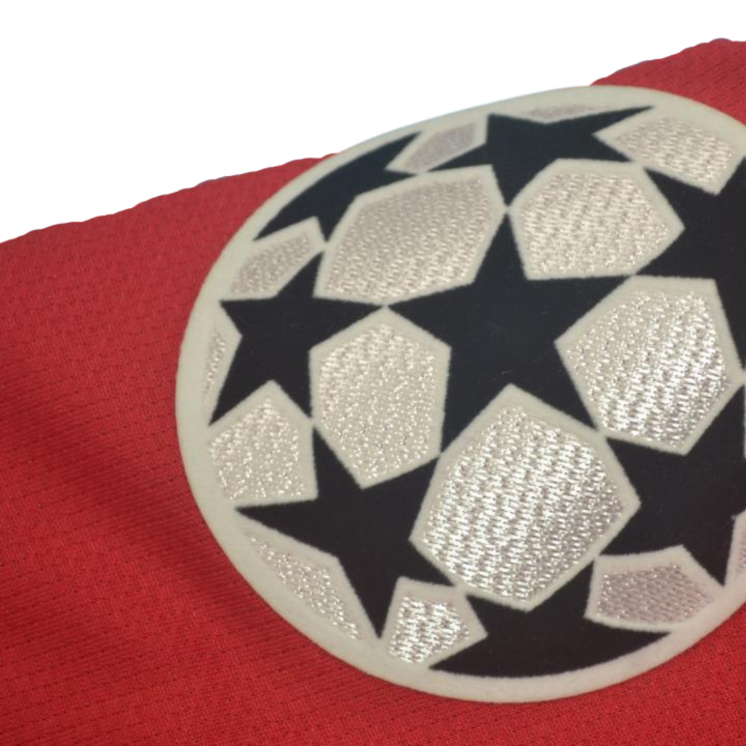 Camisa Manchester United Manga Longa Home 04/06 - Versão Retrô