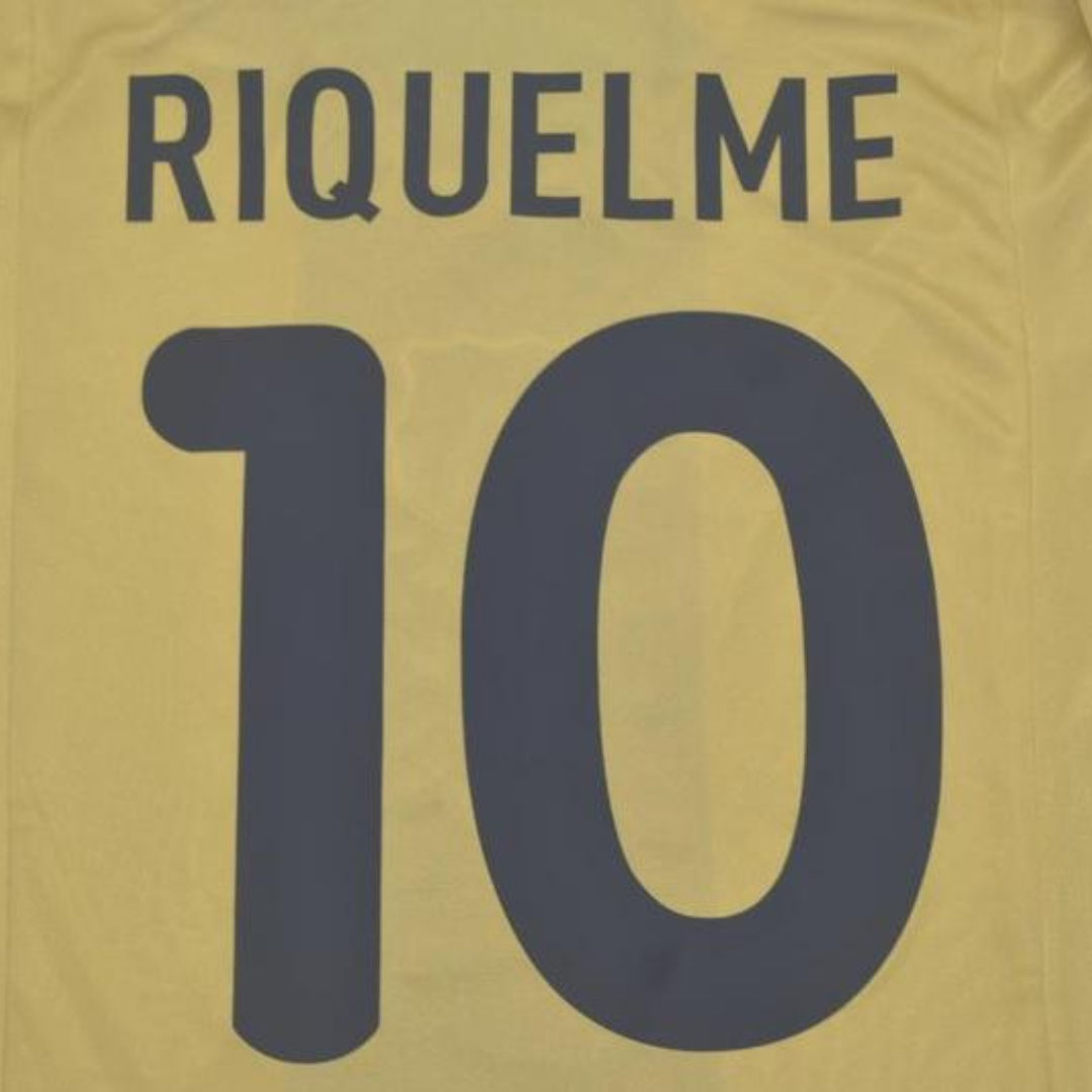 Camisa Barcelona Away 01/02 - Versão Retrô "Riquelme" Nº 10