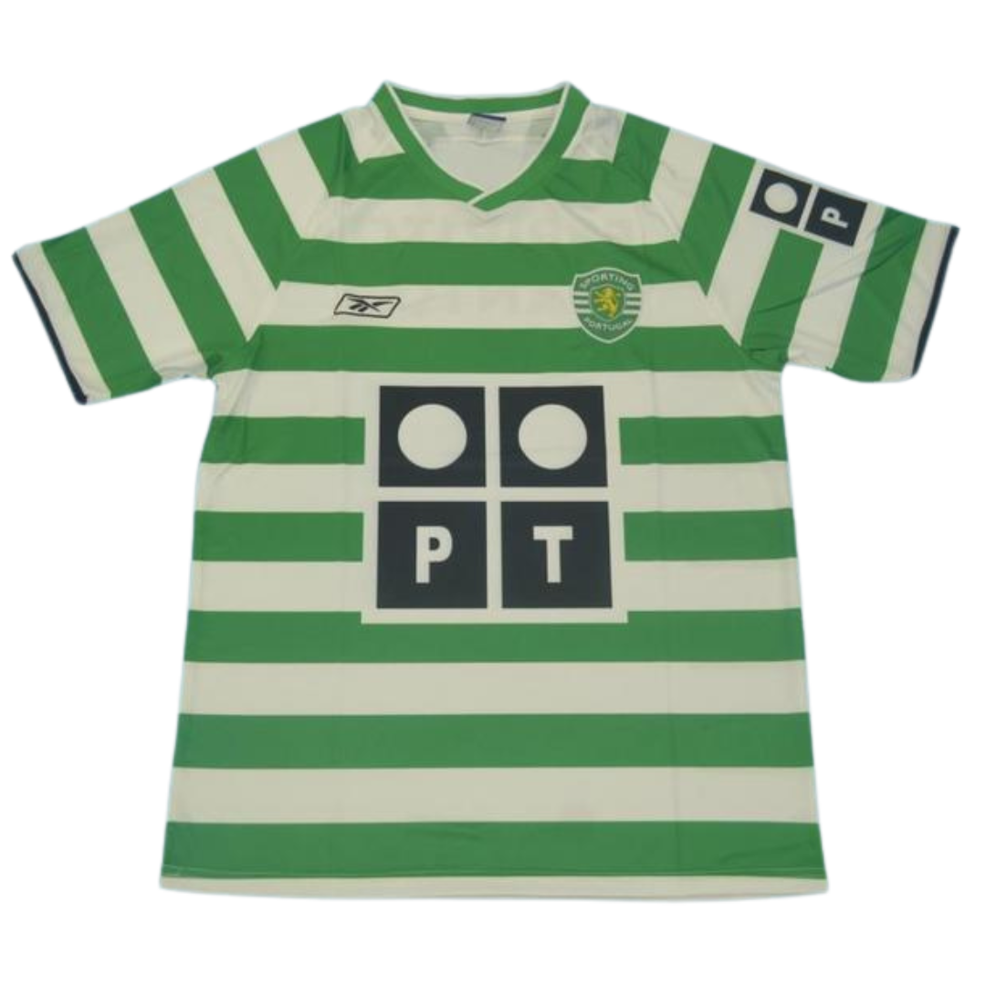 Camisa Sporting Home 02/03 - Versão Retrô "Cristiano Ronaldo" Nº 28