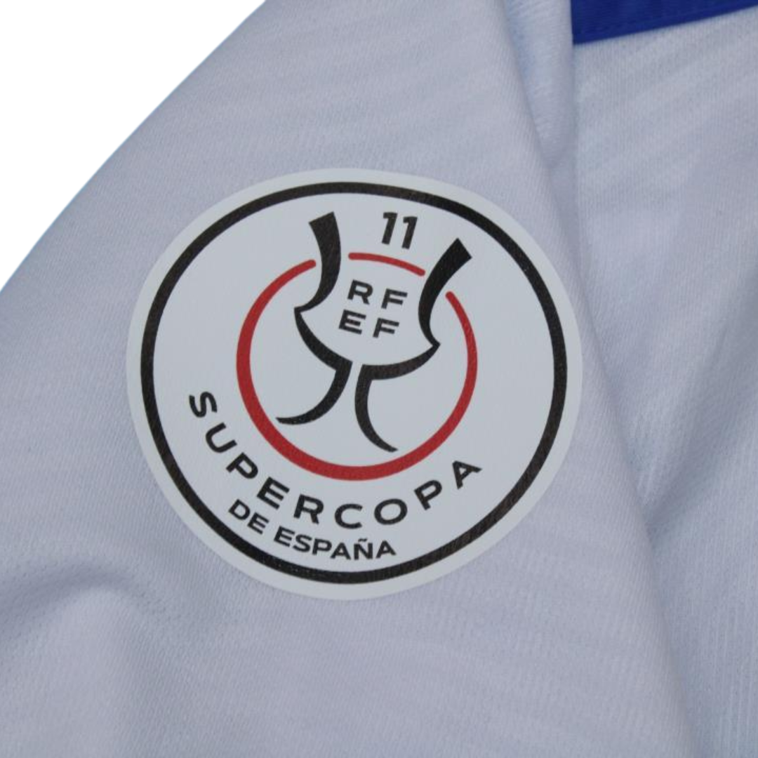 Camisa Real Madrid Manga Longa Supercopa 21/22 - Versão Retrô