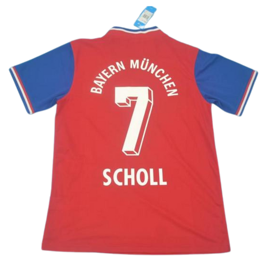 Camisa Bayern de Munique Home 93/95 - Versão Retrô "Scholl" N° 7