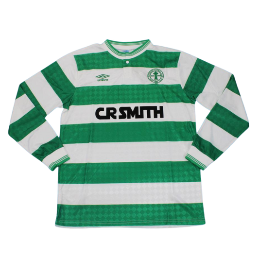 Camisa Celtic Manga Longa Home 87/88 - Versão Retrô