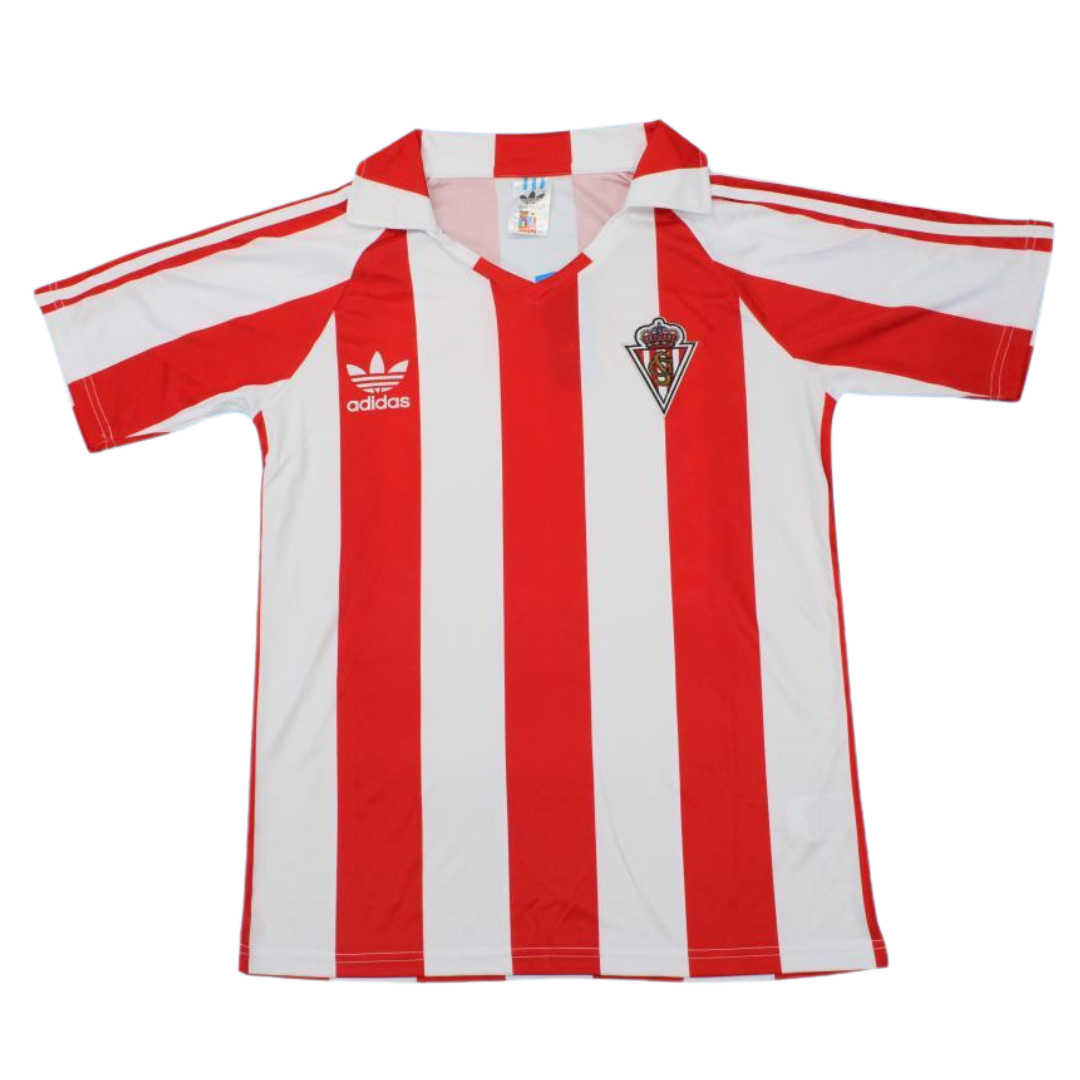 Camisa Real Sporting de Gijón Home 85/86 - Versão Retrô