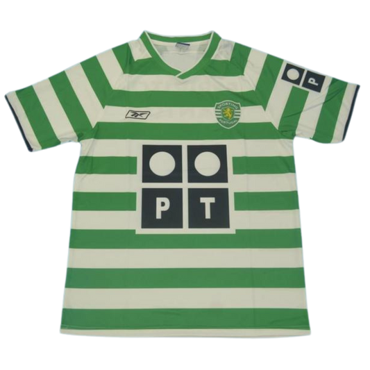 Camisa Sporting Home 02/03 - Versão Retrô