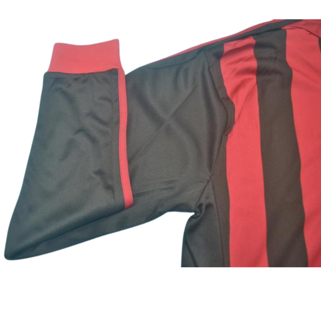 Camisa Milan Manga Longa Home 09/10 - Versão Retrô