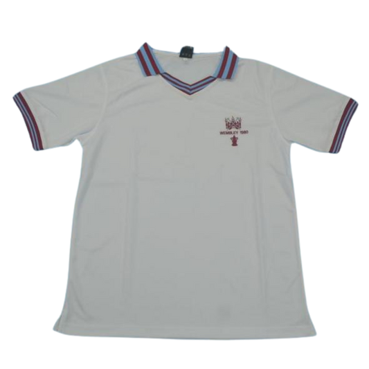 Camisa West Ham Away 1980 - Versão Retrô