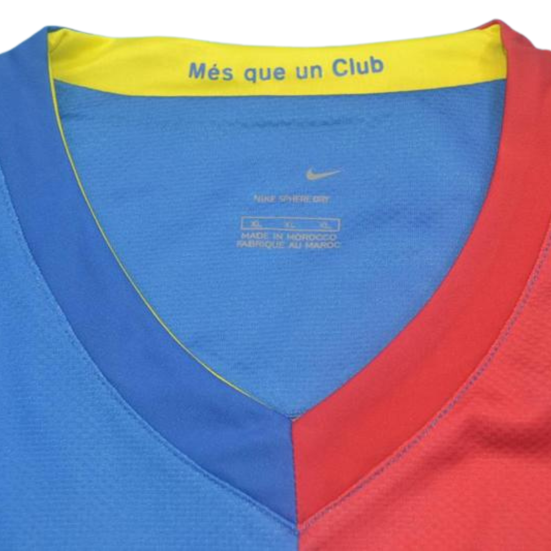 Camisa Barcelona Manga Longa Home 06/07 - Versão Retrô