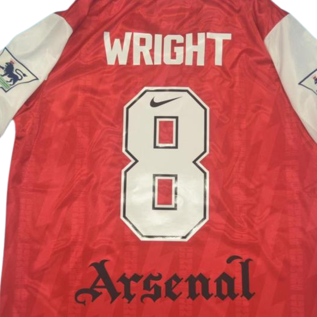 Camisa Arsenal Home 94/95 - Versão Retrô "Wright" Nº 8
