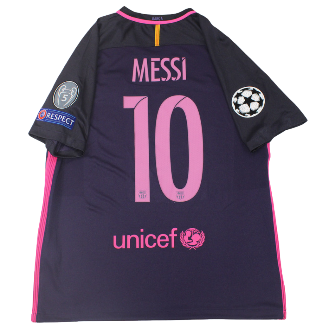 Camisa Barcelona Away 16/17 - Versão Retrô "Messi" Nº 10