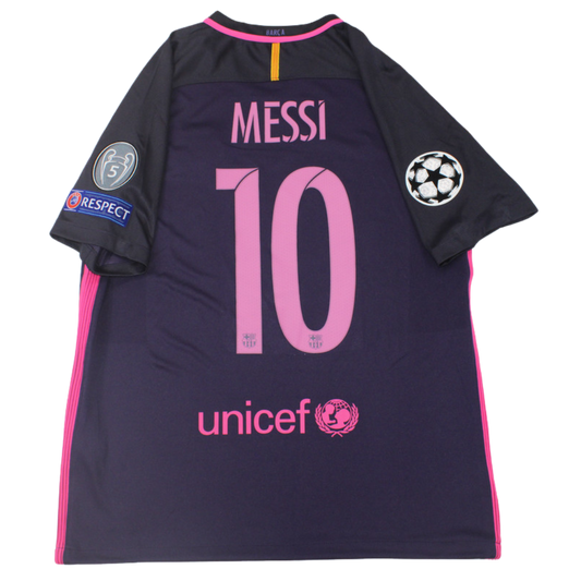 Camisa Barcelona Away 16/17 - Versão Retrô "Messi" Nº 10