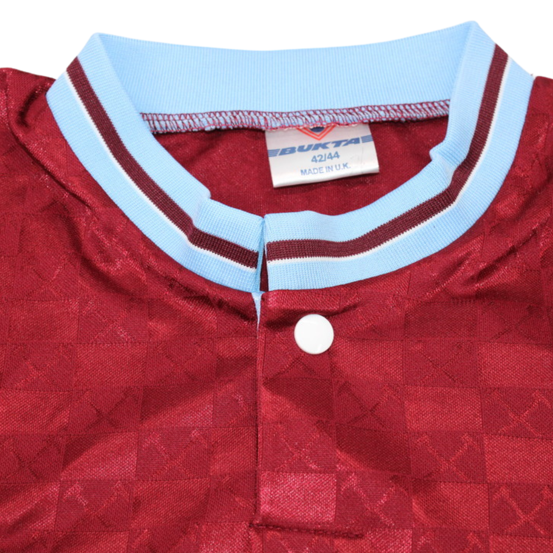 Camisa West Ham Home 89/90 - Versão Retrô