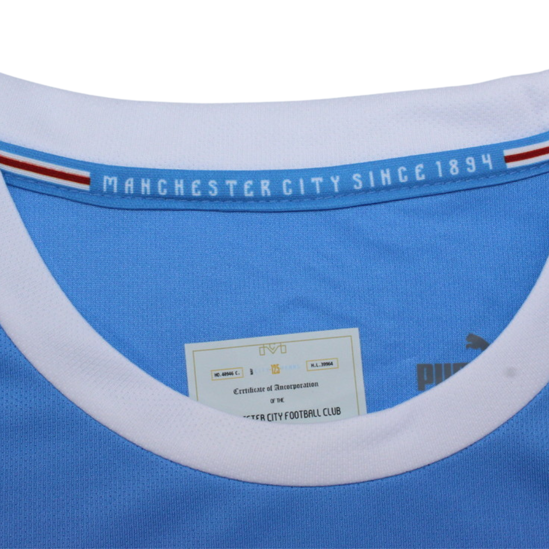 Camisa Manchester City 125 Anos 23/24 - Versão Retrô