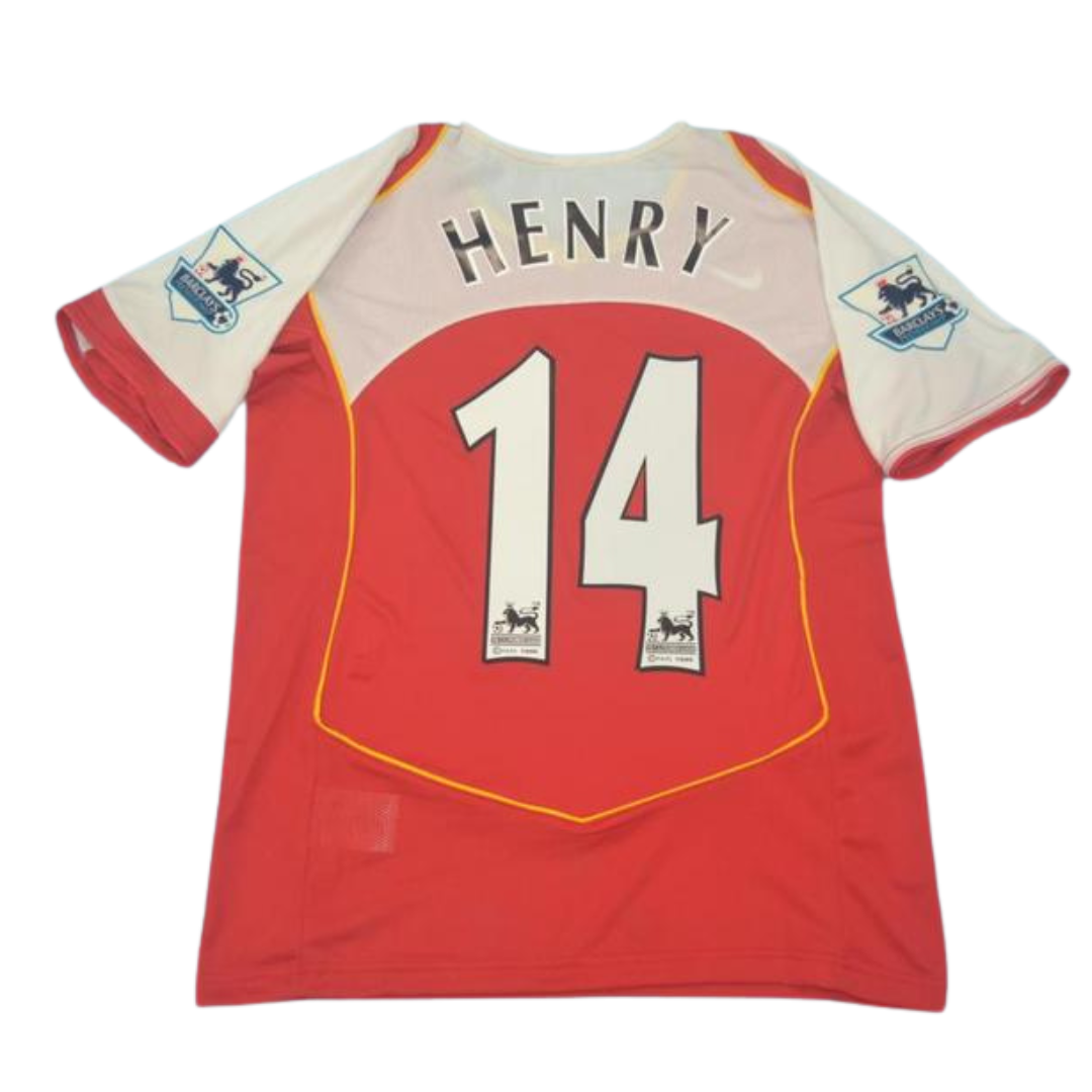 Camisa Arsenal Home 04/05 - Versão Retrô "Henry" Nº 14