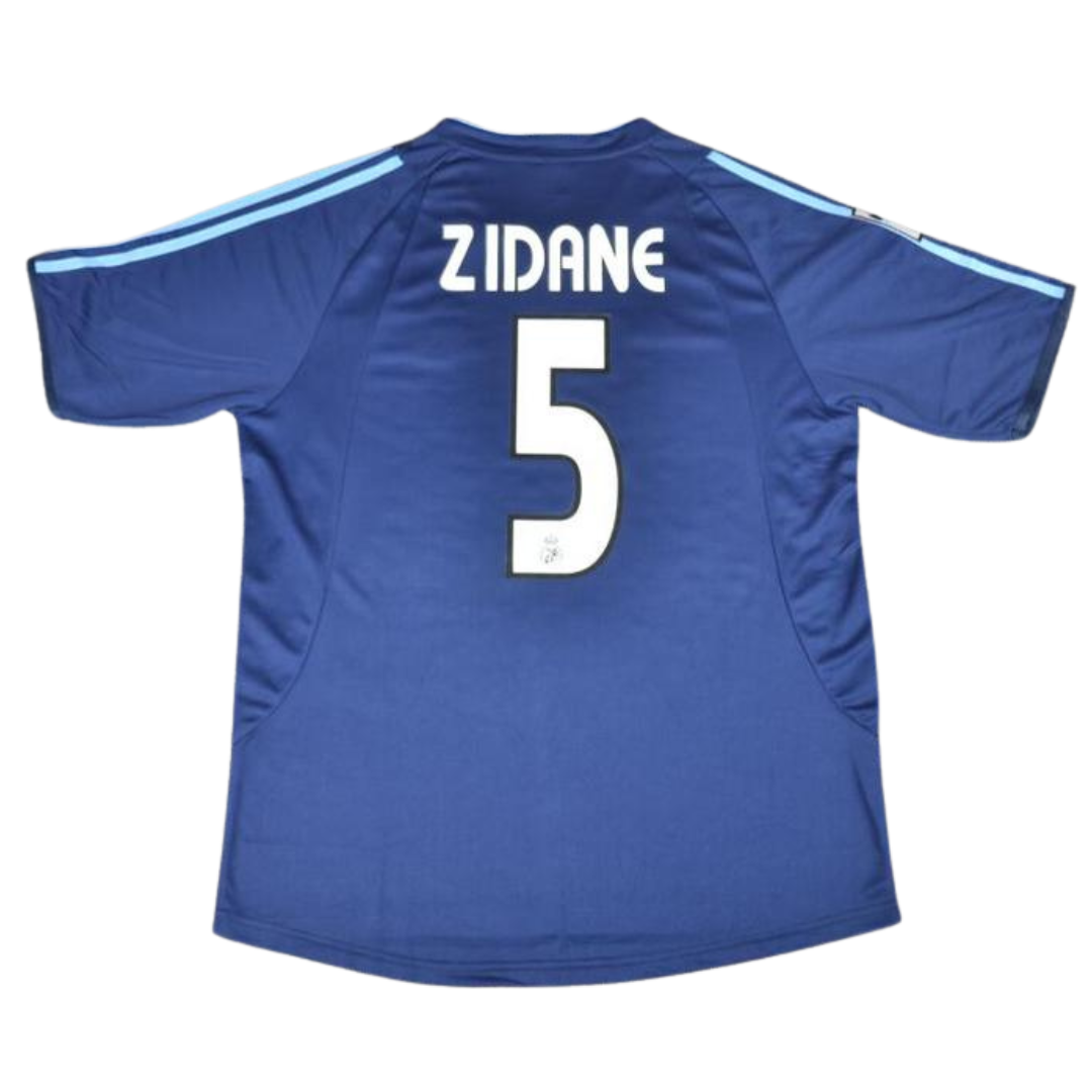 Camisa Real Madrid Away 03/04 - Versão Retrô "Zidane" Nº 5