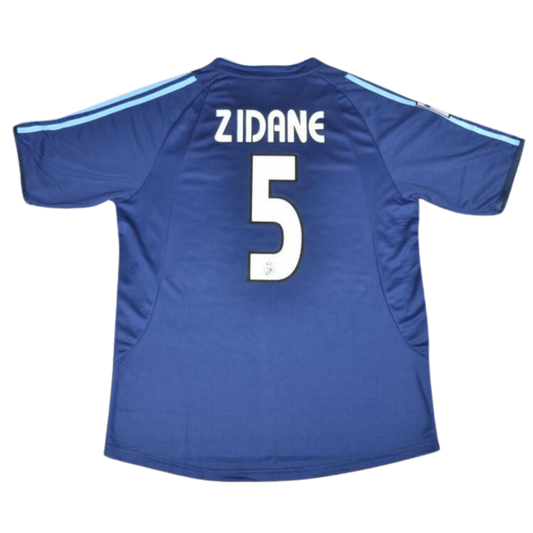 Camisa Real Madrid Away 03/04 - Versão Retrô "Zidane" Nº 5