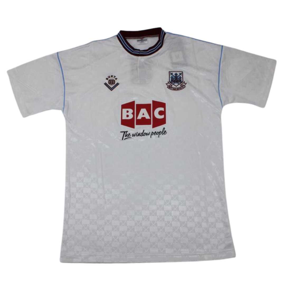 Camisa West Ham Away 89/90 - Versão Retrô