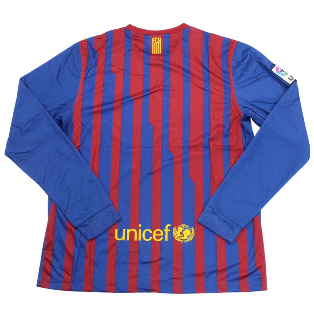 Camisa Barcelona Manga Longa Home 11/12 - Versão Retrô