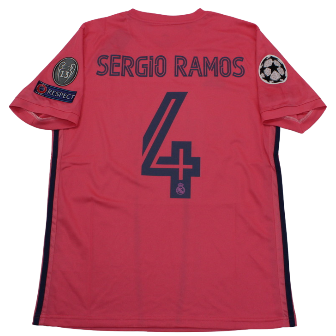 Camisa Real Madrid Away 21/22 - Versão Retrô "Sergio Ramos" Nº 4