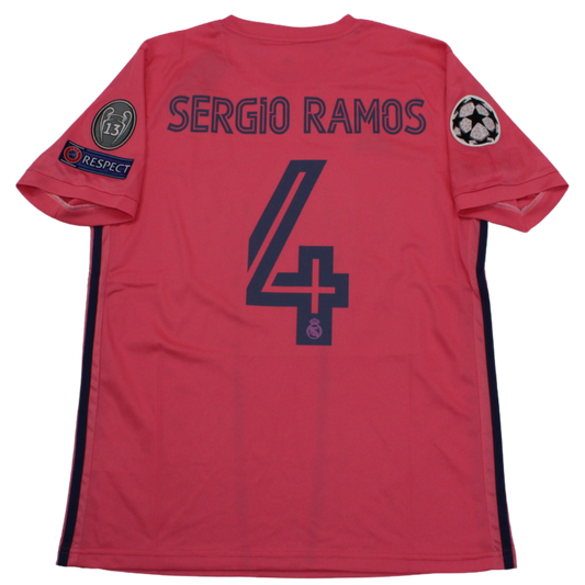 Camisa Real Madrid Away 21/22 - Versão Retrô "Sergio Ramos" Nº 4