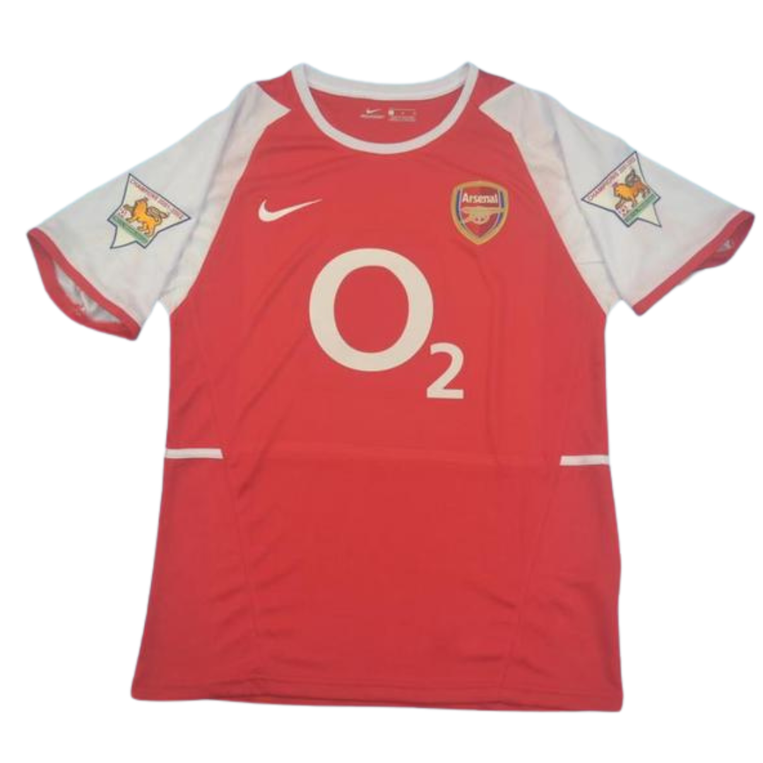 Camisa Arsenal Home 02/04 - Versão Retrô "Henry" Nº 14