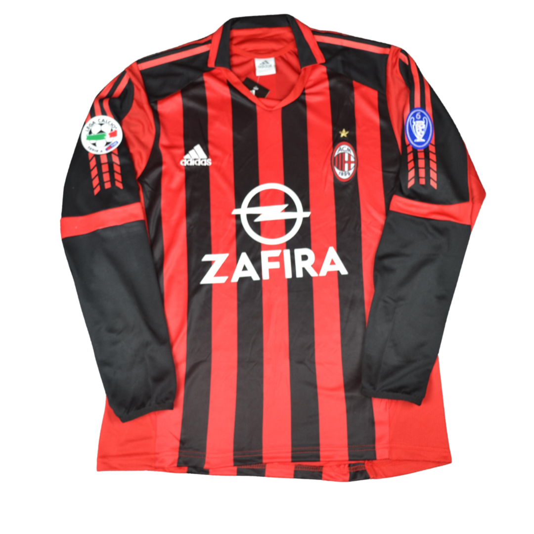 Camisa Milan Manga Longa 05/06 - Versão Retrô "Shevchenko" Nº 7