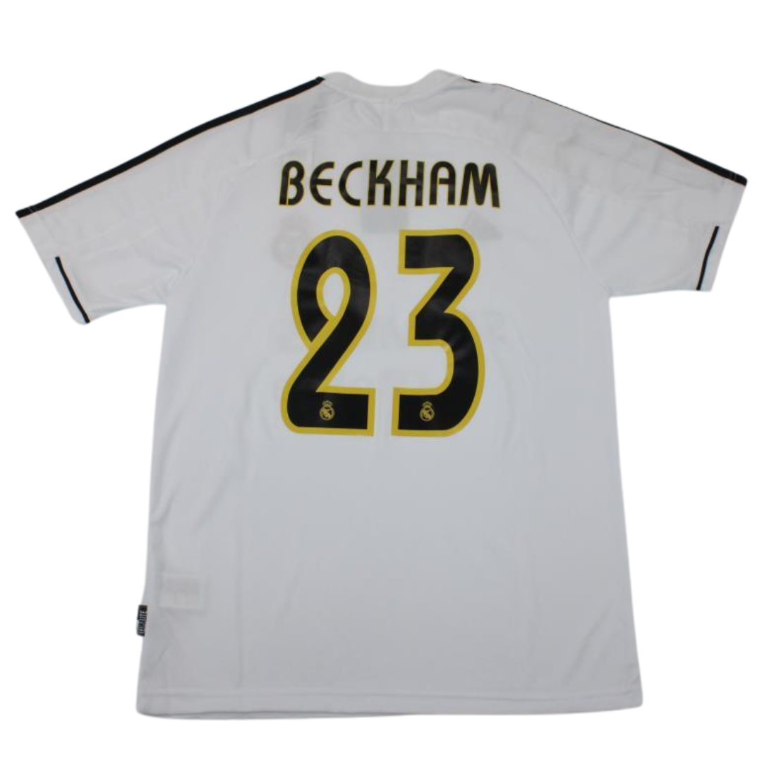 Camisa Real Madrid Home 03/04 - Versão Retrô "Beckham" Nº 23