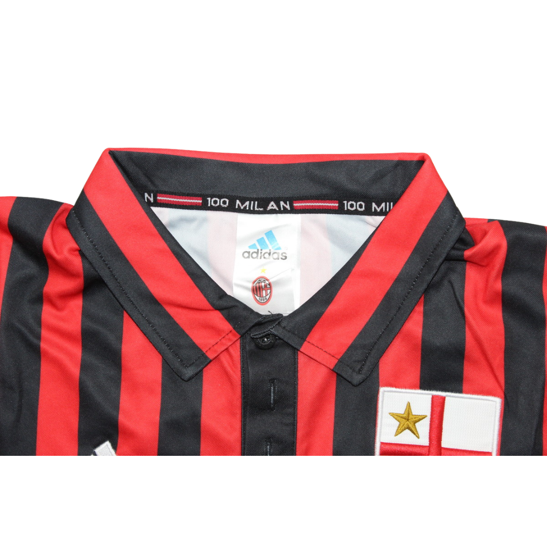 Camisa Milan Manga Longa Home 99/00 - Versão Retrô