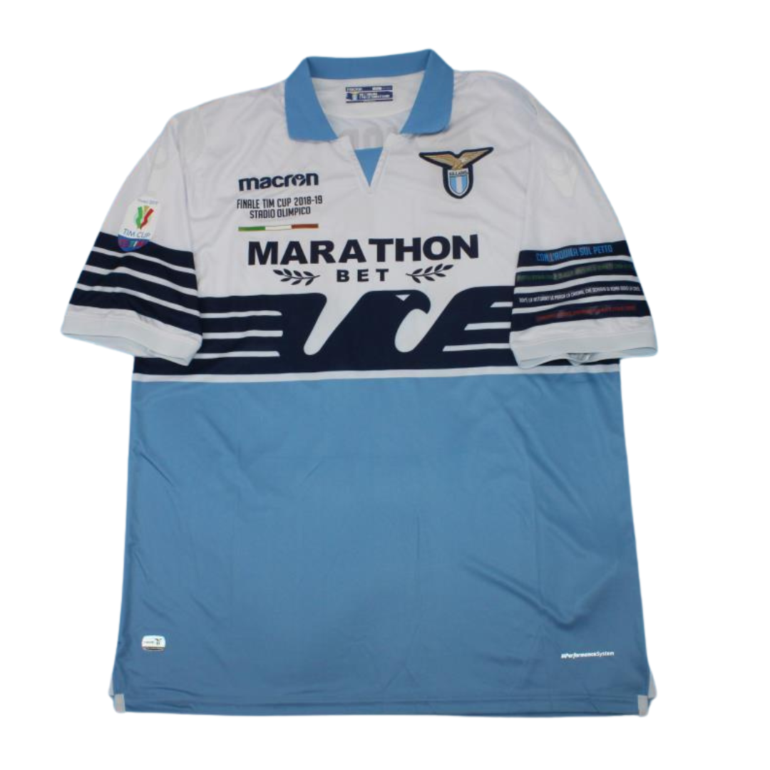 Camisa Retrô Lazio Home Final Cup Versão 18/19 "Immobile" N°.17
