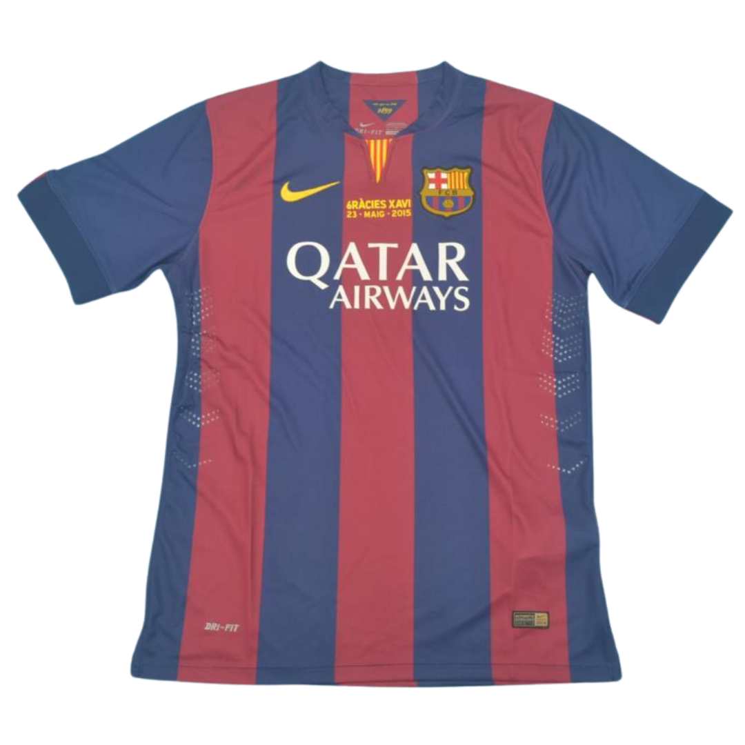 Camisa Barcelona Home 14/15 - Versão Retrô "Suárez" Nº 9
