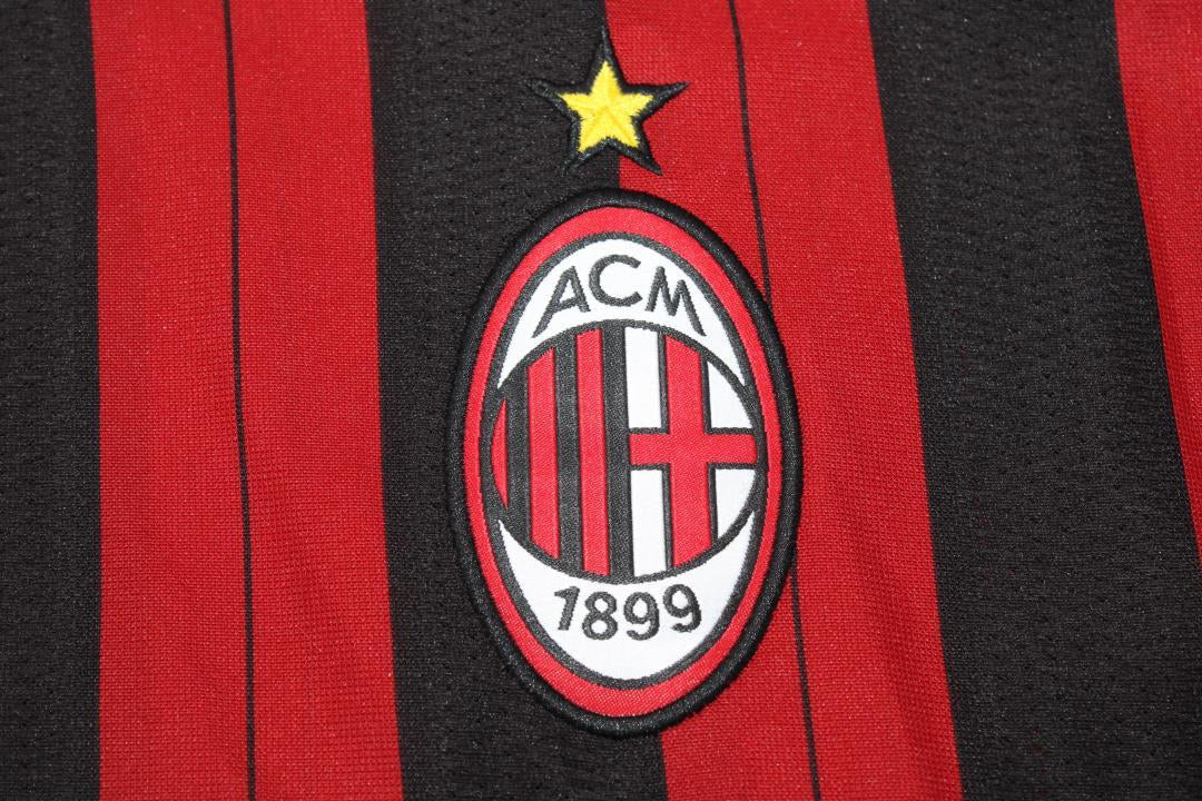 Camisa Milan Manga Longa Home 13/14 - Versão Retrô