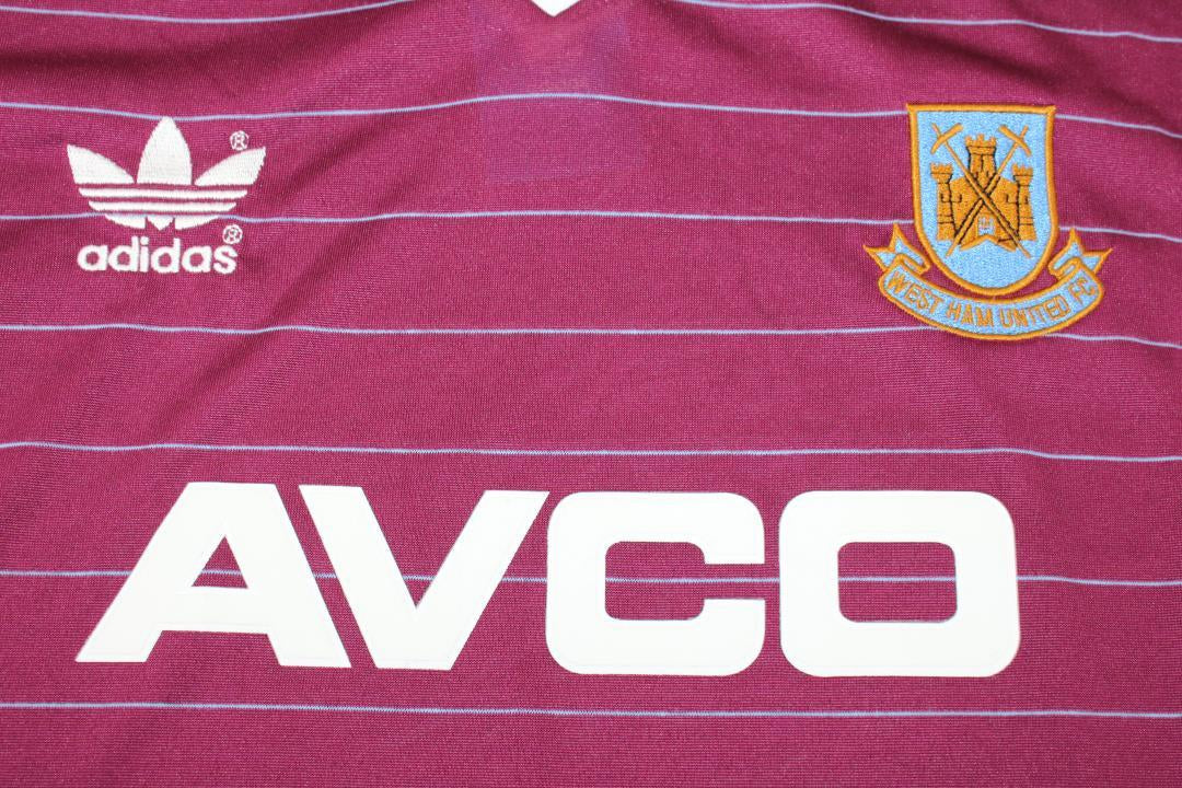 Camisa West Ham Home 86/87 - Versão Retrô