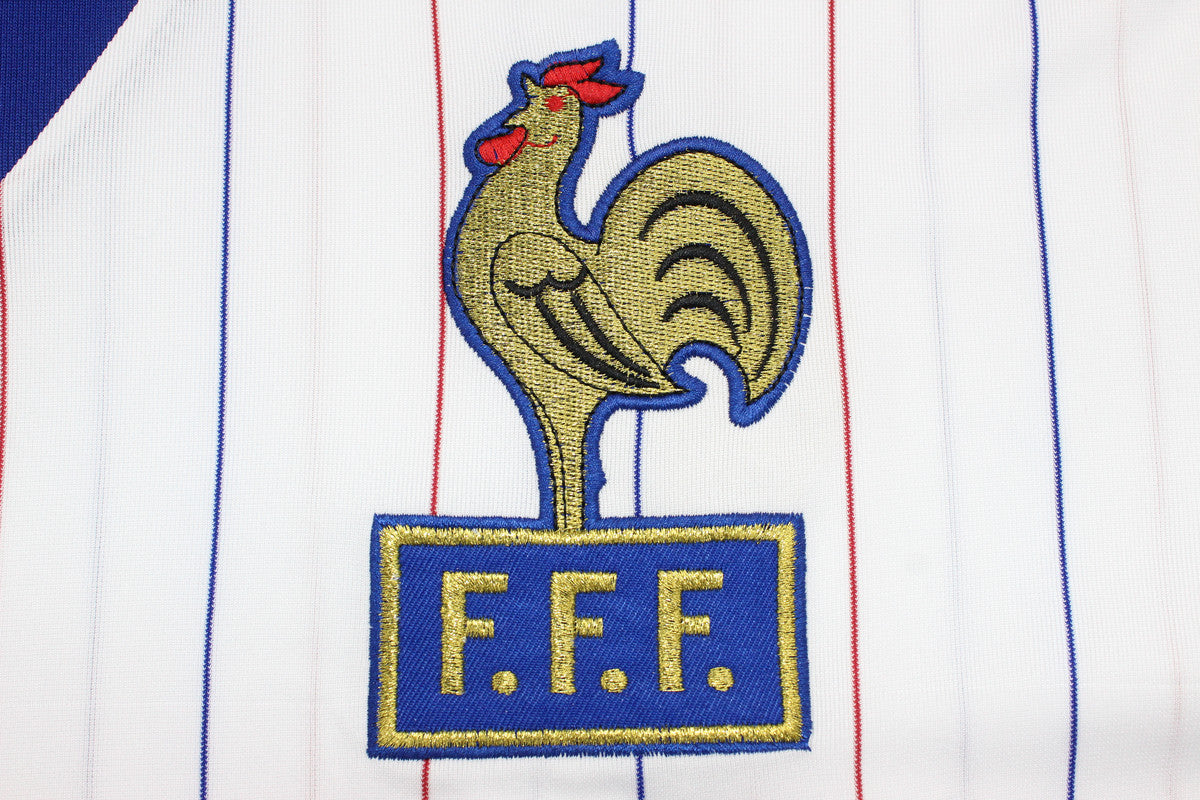 Camisa França Manga Longa Away 1981 - Versão Retrô Nº 10