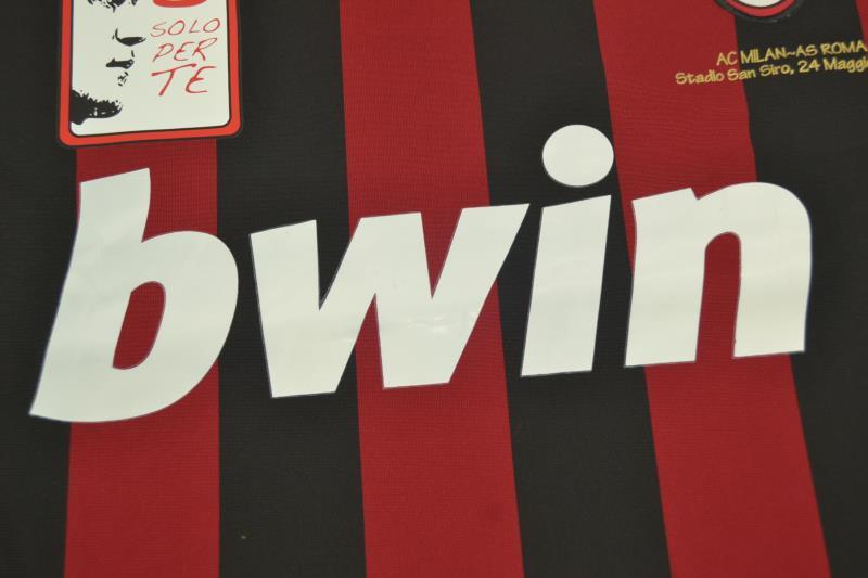 Camisa Retrô Milan Home Edição Maldini 09/10
