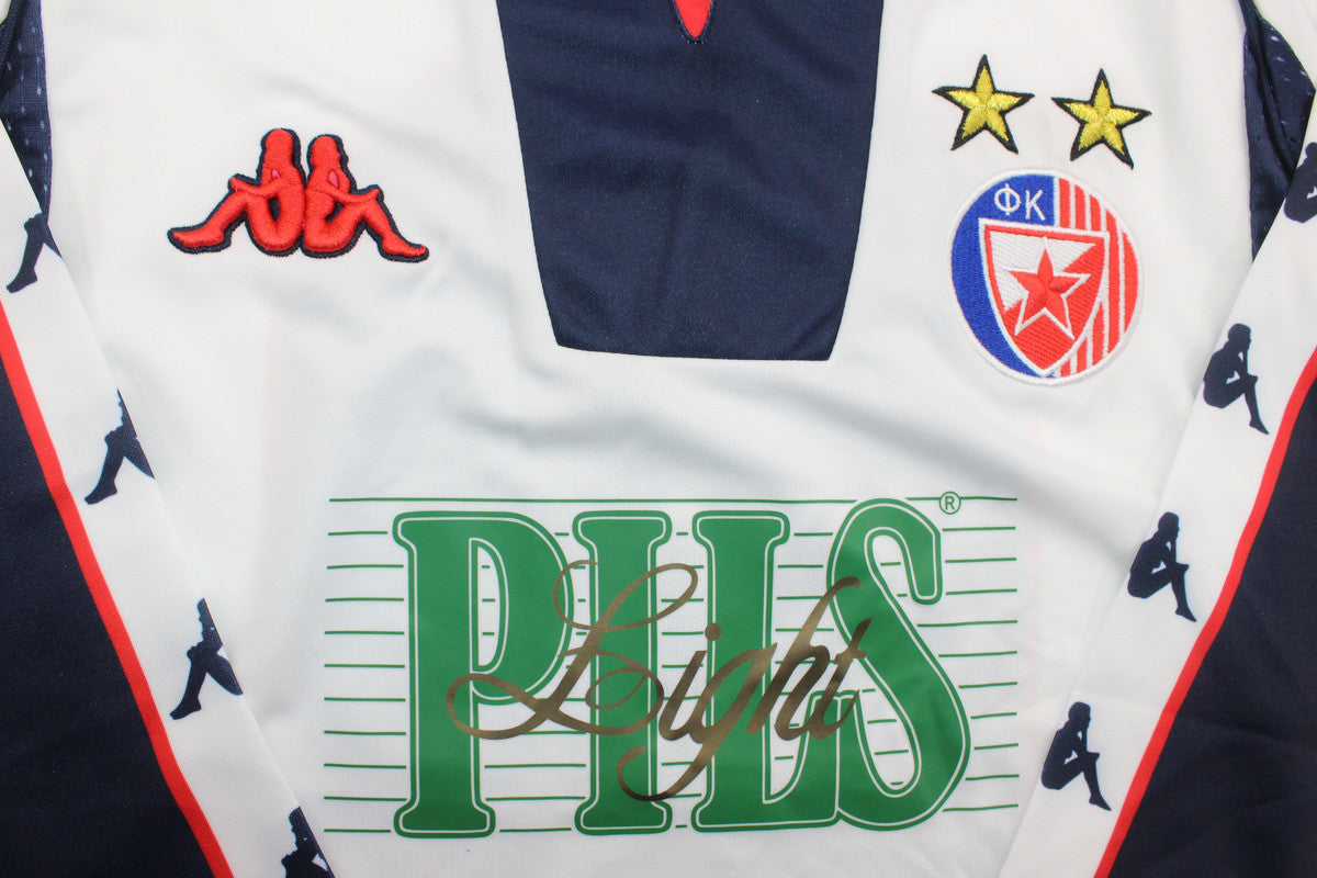 Camisa Estrela Vermelha Manga Longa Away 99/01 - Versão Retrô