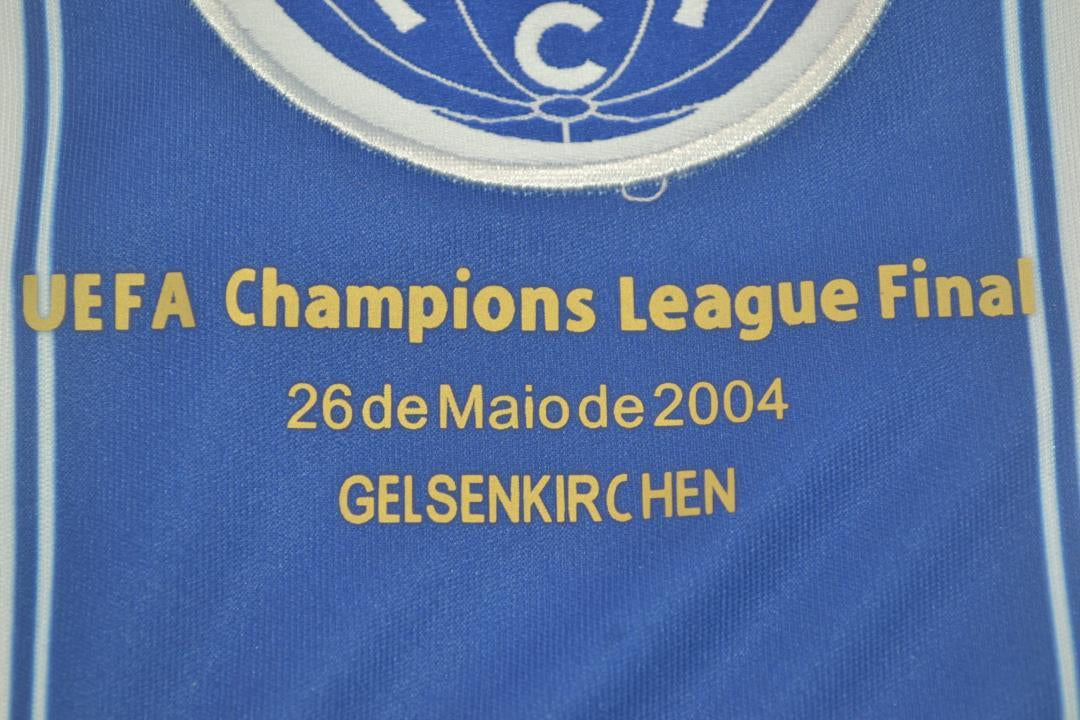 Camisa Porto UCL Final Home 03/04 - Versão Retrô "Deco" Nº 10