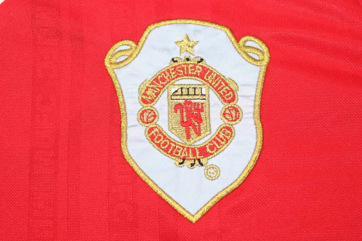 Camisa Manchester United UCL Final 1999 - Versão Retrô
