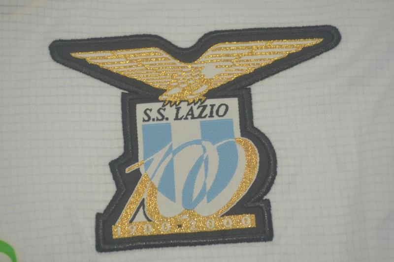 Camisa Lazio Manga Longa Away 99/00 - Versão Retrô