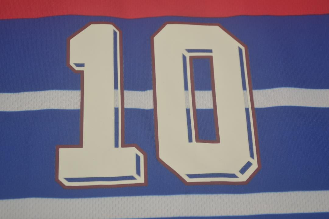 Camisa França Manga Longa 1998 - Versão Retrô "Zidane" Nº 10