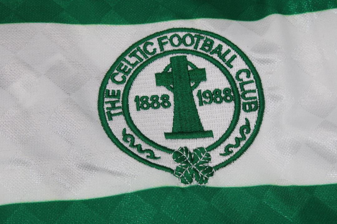 Camisa Celtic Manga Longa Home 87/88 - Versão Retrô