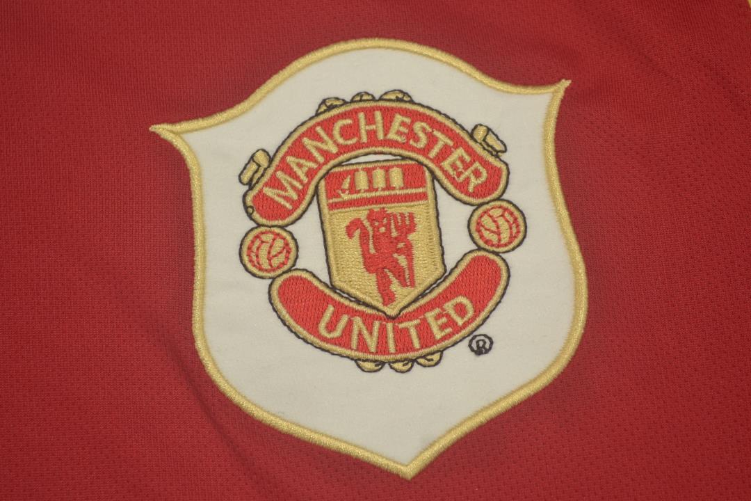 Camisa Manchester United Manga Longa 06/07 - Versão Retrô "Cristiano Ronaldo" Nº 7