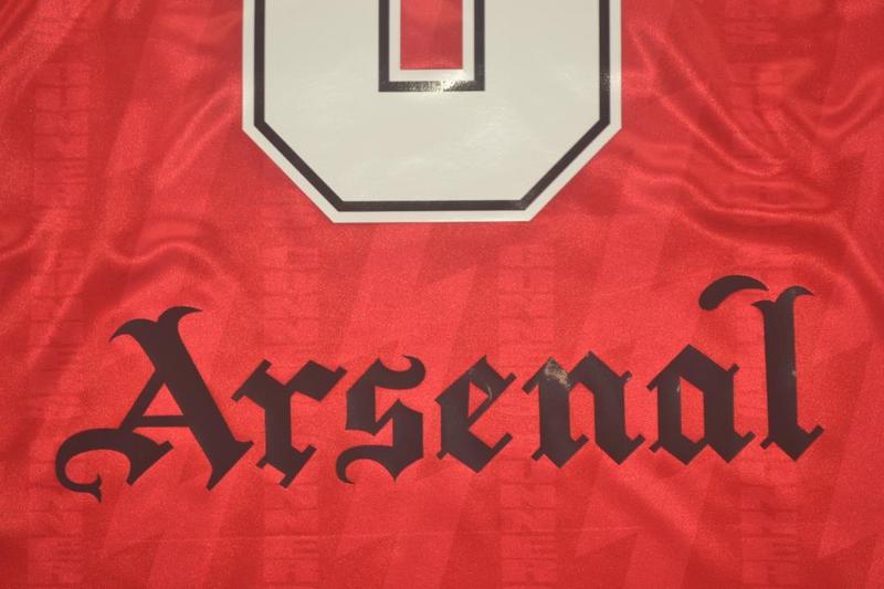 Camisa Arsenal Home 94/95 - Versão Retrô "Wright" Nº 8