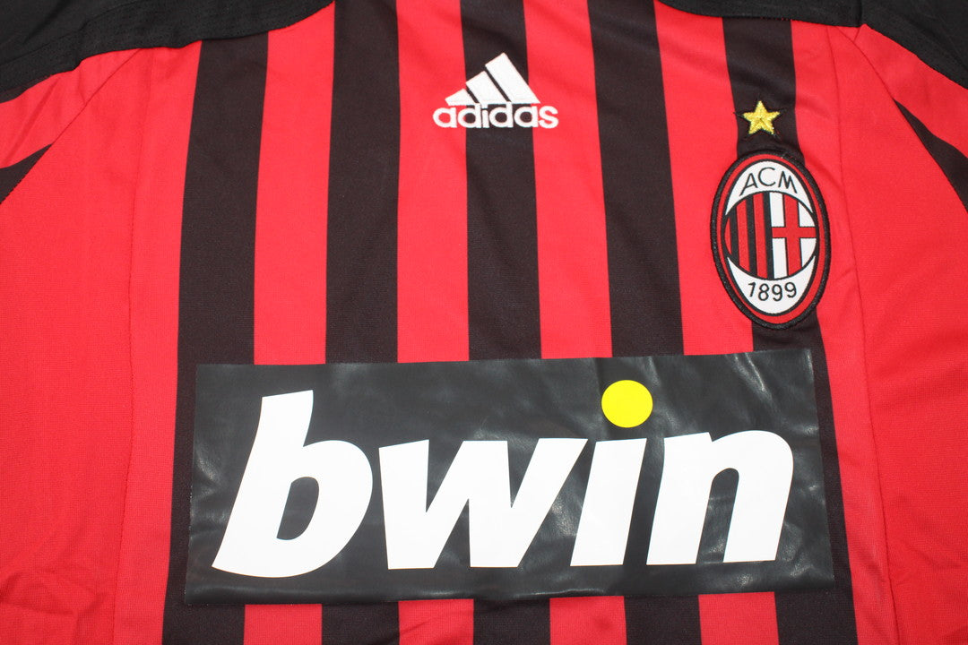 Camisa Retrô Milan Home UCL Versão 07/08 "Kaká" N°.22
