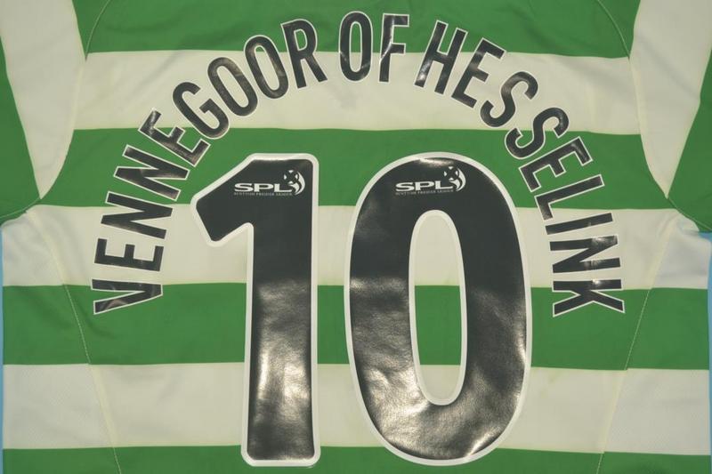 Camisa Celtic Home 05/06 - Versão Retrô "Hesselink" Nº 10