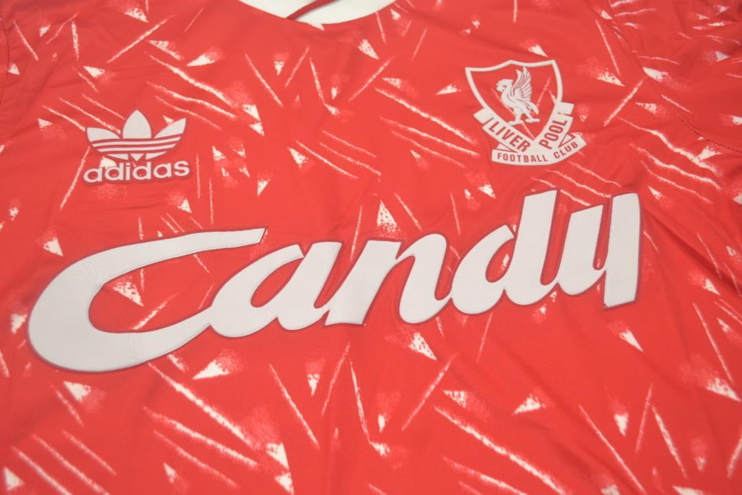 Camisa Liverpool Manga Longa 89/91 - Versão Retrô "Mc Manaman" Nº 7