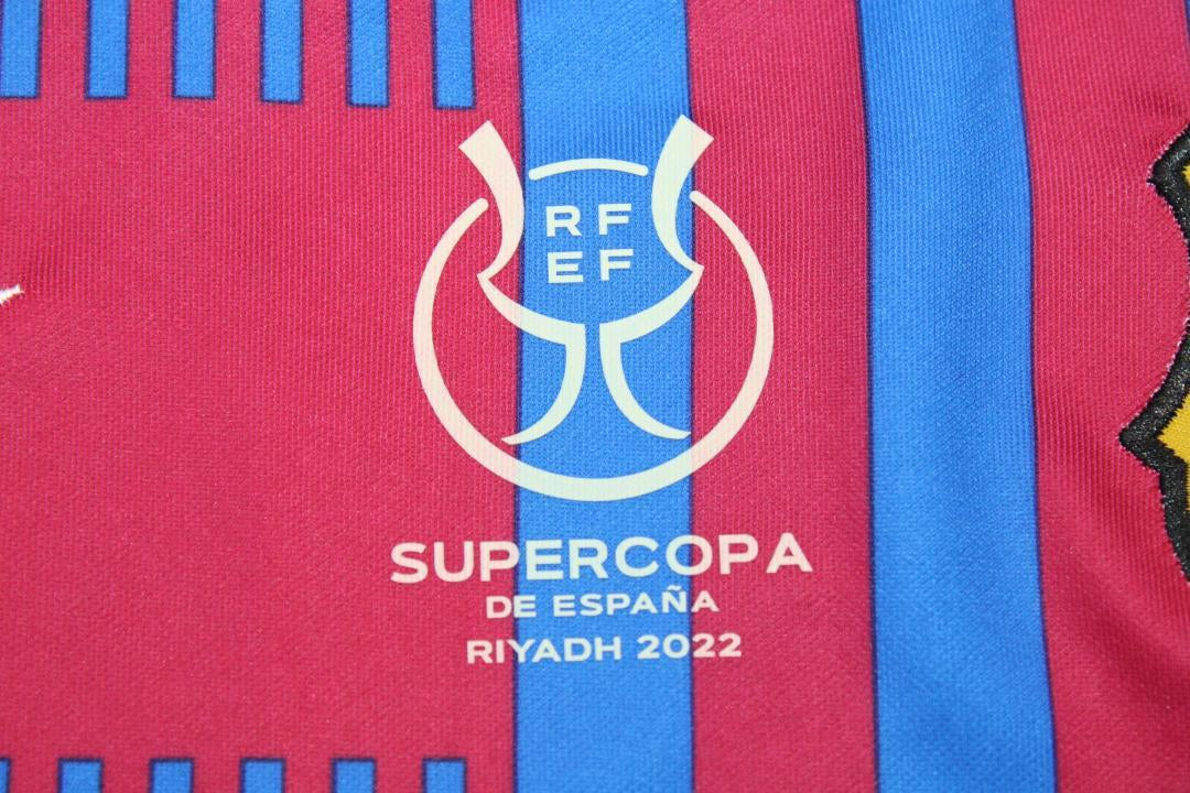 Camisa Barcelona Home 21/22 - Versão Retrô "F. De Jong" Nº 21