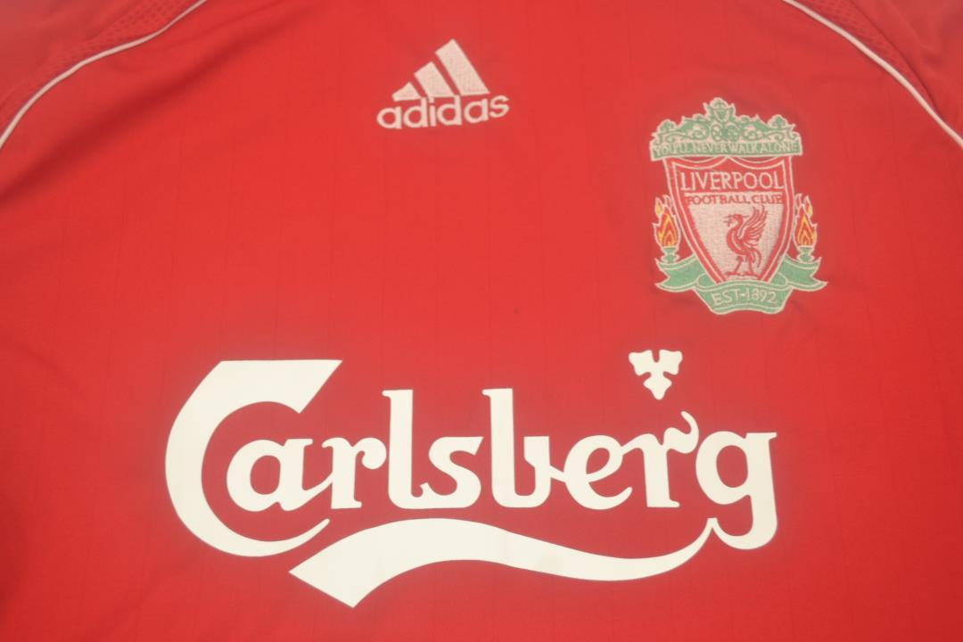 Camisa Liverpool Manga Longa Home 06/07 - Versão Retrô