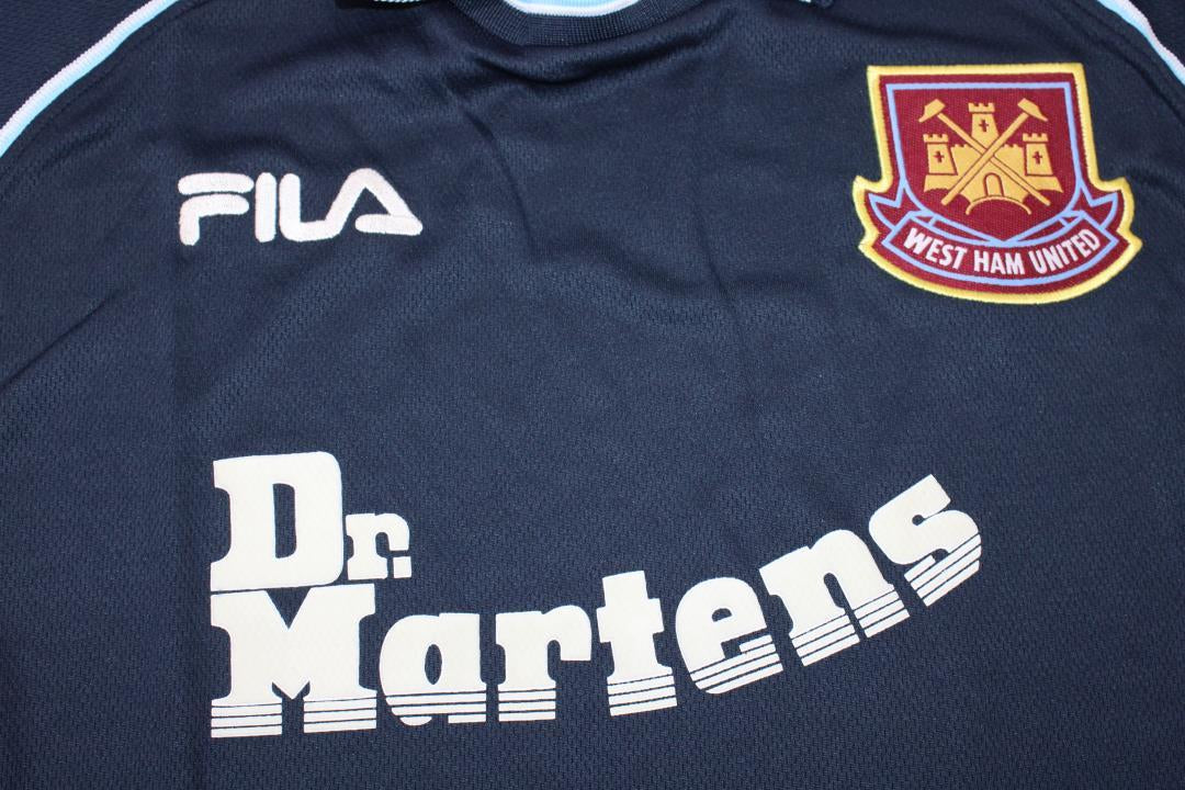Camisa West Ham Third Away 99/01 - Versão Retrô