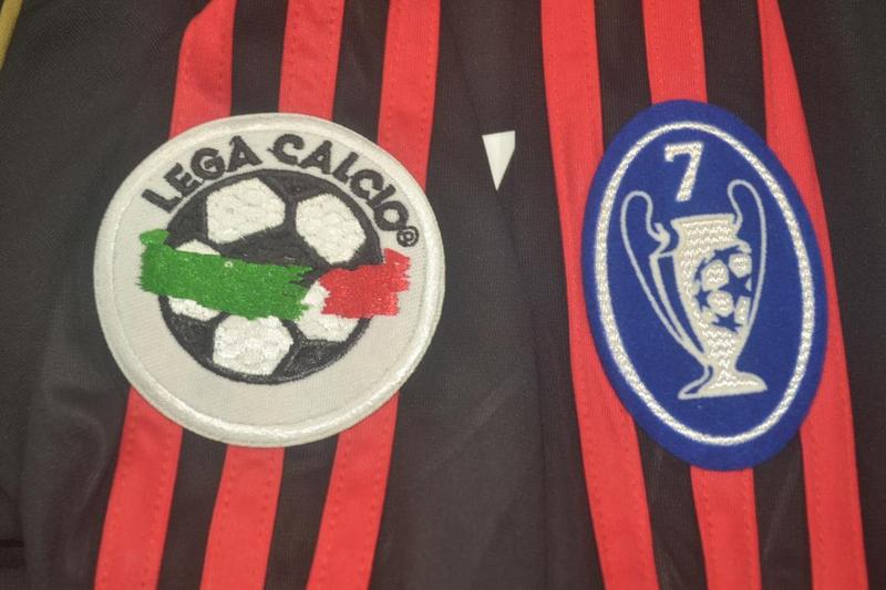Camisa Milan Manga Longa 06/07 - Versão Retrô "Ronaldo" Nº 99